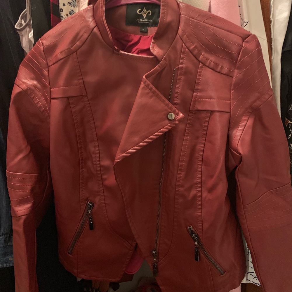 Leather jacket